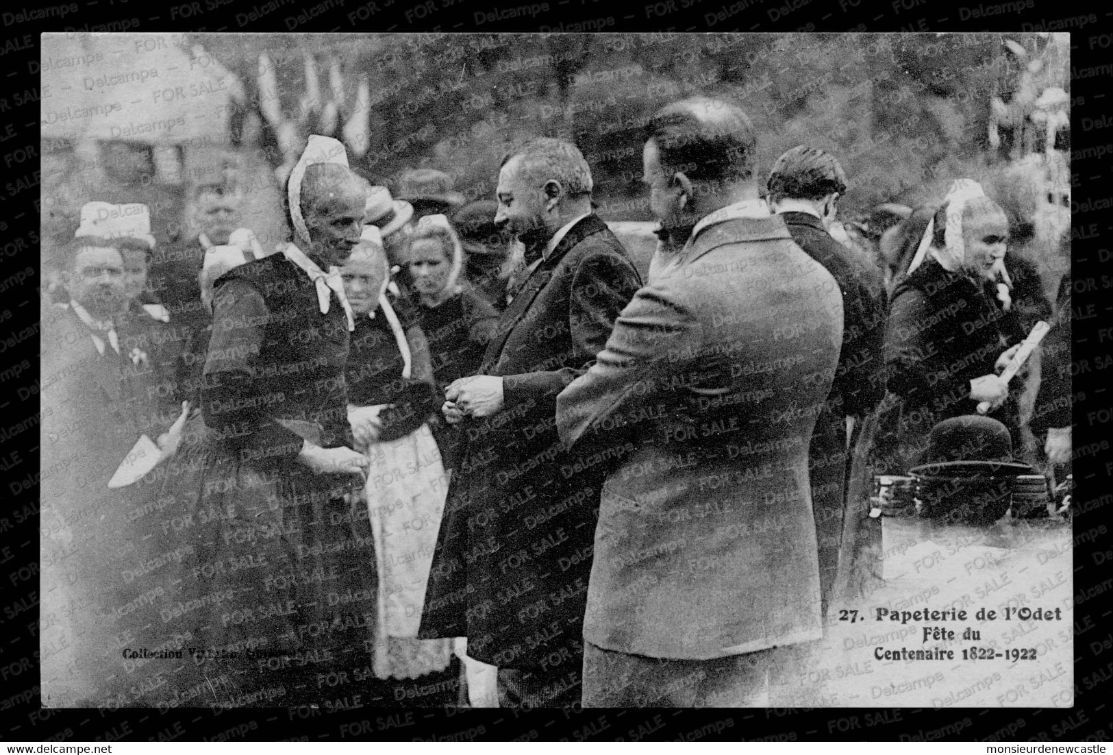 Ergué-Gabéric – Papeterie De L’Odet - Fête Du Centenaire 1922 (Ed. Villard). Carte Nᵒ 27. - Ergué-Gabéric