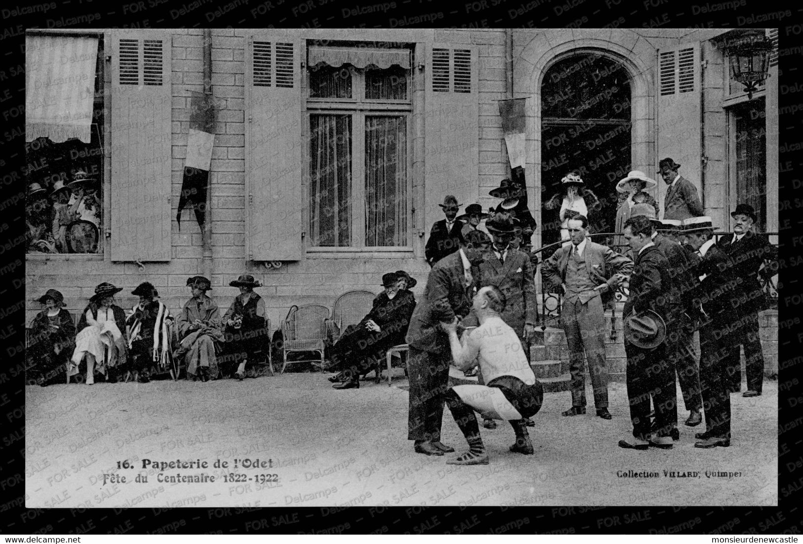 Ergué-Gabéric – Papeterie De L’Odet - Fête Du Centenaire 1922 (Ed. Villard). Carte Nᵒ 16. - Ergué-Gabéric