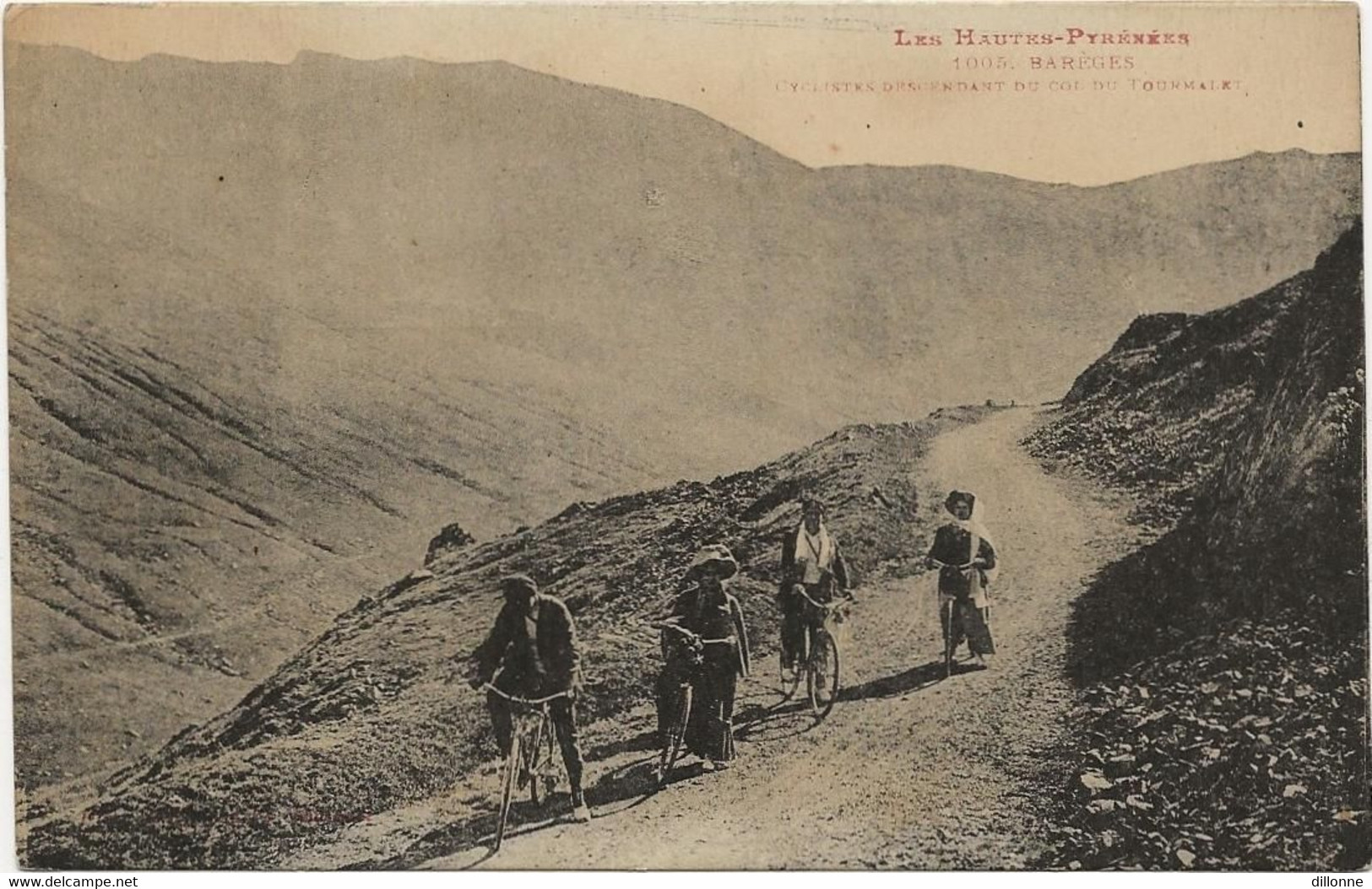 D  65    4 Cartes  Département   Emultion Scott  PUB   Pic Du Midi  Cyclistes Et Attelage Dans Le Tourmalet - Bagneres De Bigorre