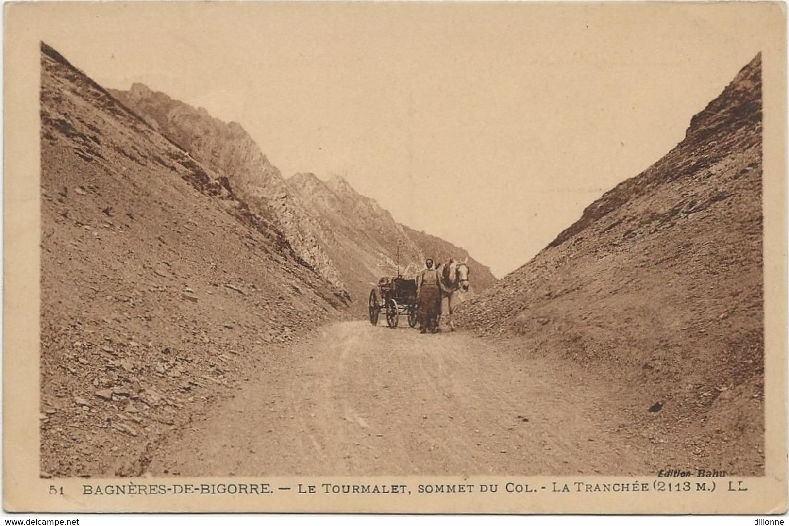 D  65    4 Cartes  Département   Emultion Scott  PUB   Pic Du Midi  Cyclistes Et Attelage Dans Le Tourmalet - Bagneres De Bigorre