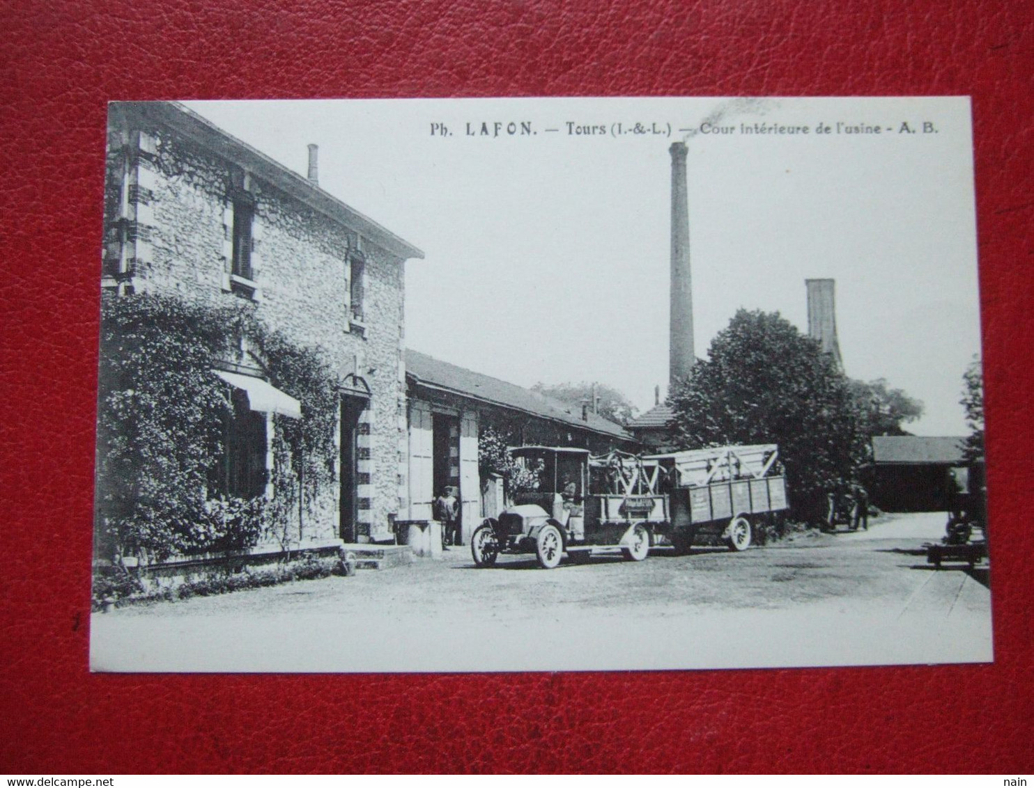 37 -  TOURS - " ETS PH . LAFON " - CAMION DE L' ENTREPRISE - VOIR LES SCANS..." TRES RARE " - - Tours