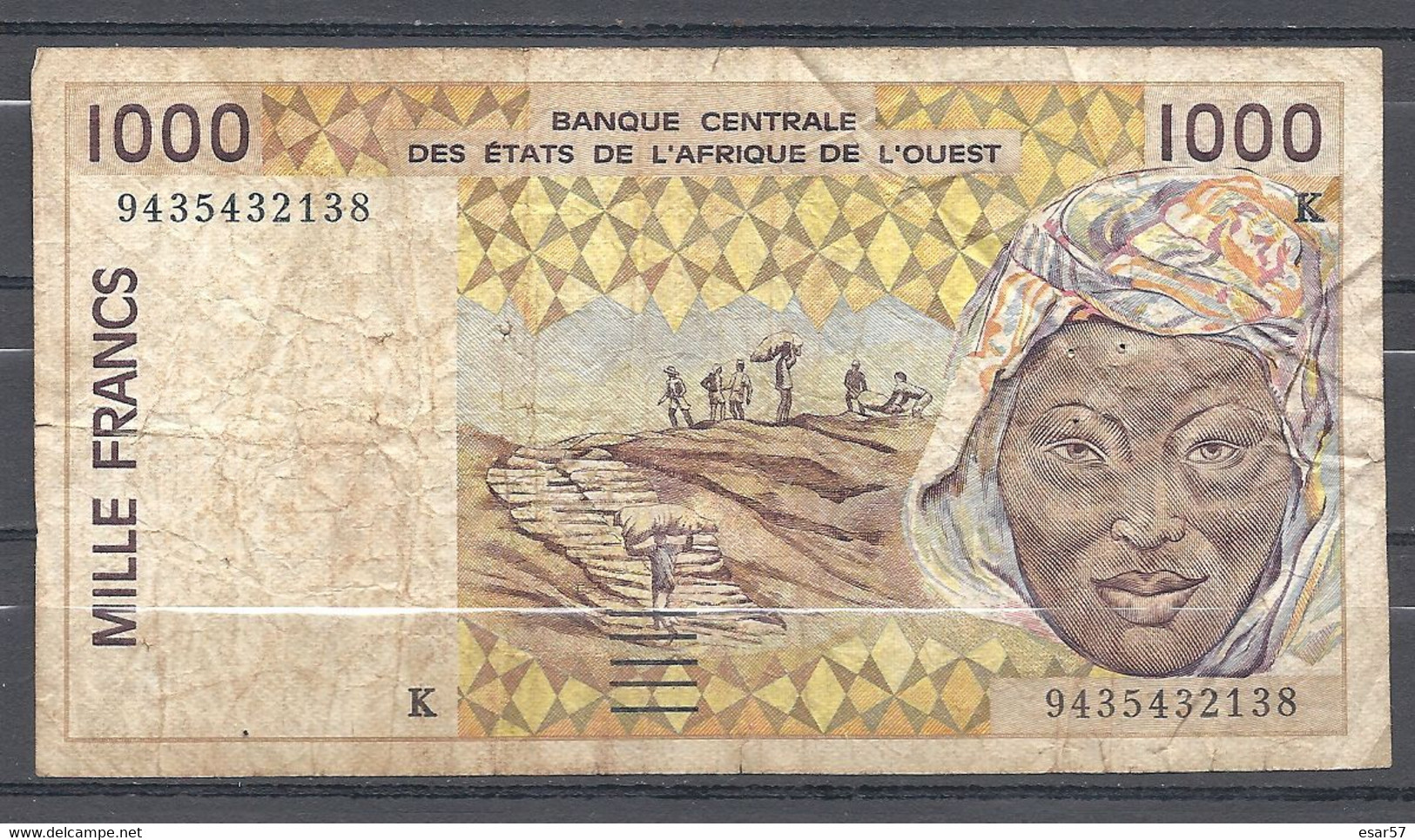 Sénégal 1000 Francs - Senegal