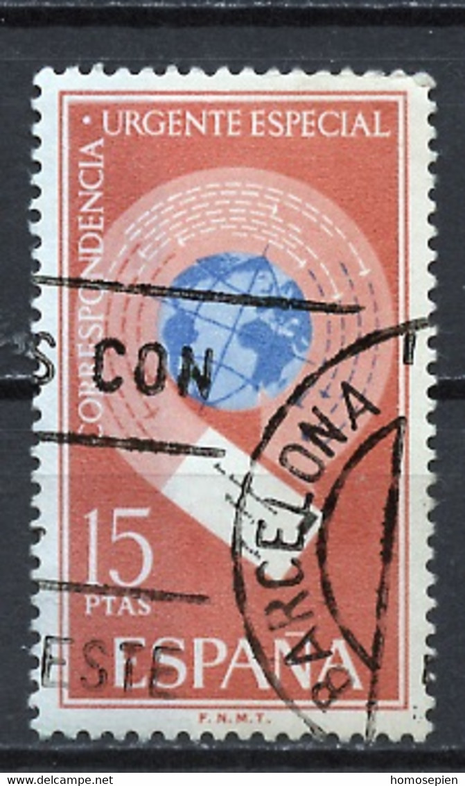 Espagne - Spain - Spanien Exprès 1971 Y&T N°EX37 - Michel N°EM1937 (o) - 15p Globe Et Courrier - Special Delivery