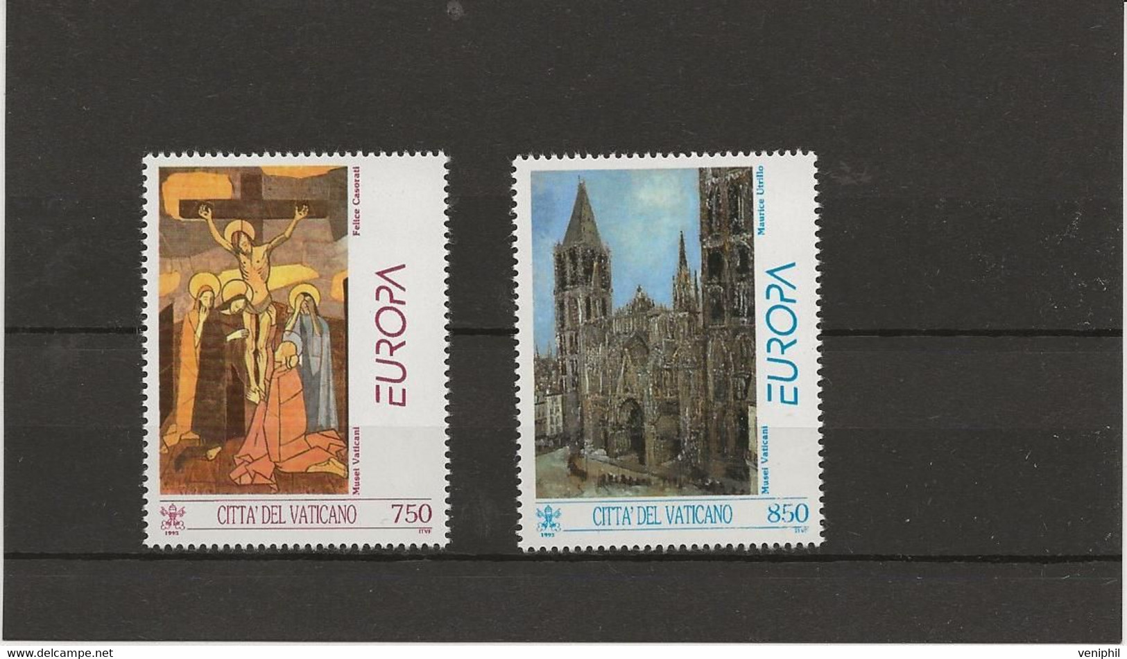 VATICAN -TIMBRES EUROPA 1993 - N° 959 ET 960 NEUF SANS CHARNIERE - - Ongebruikt