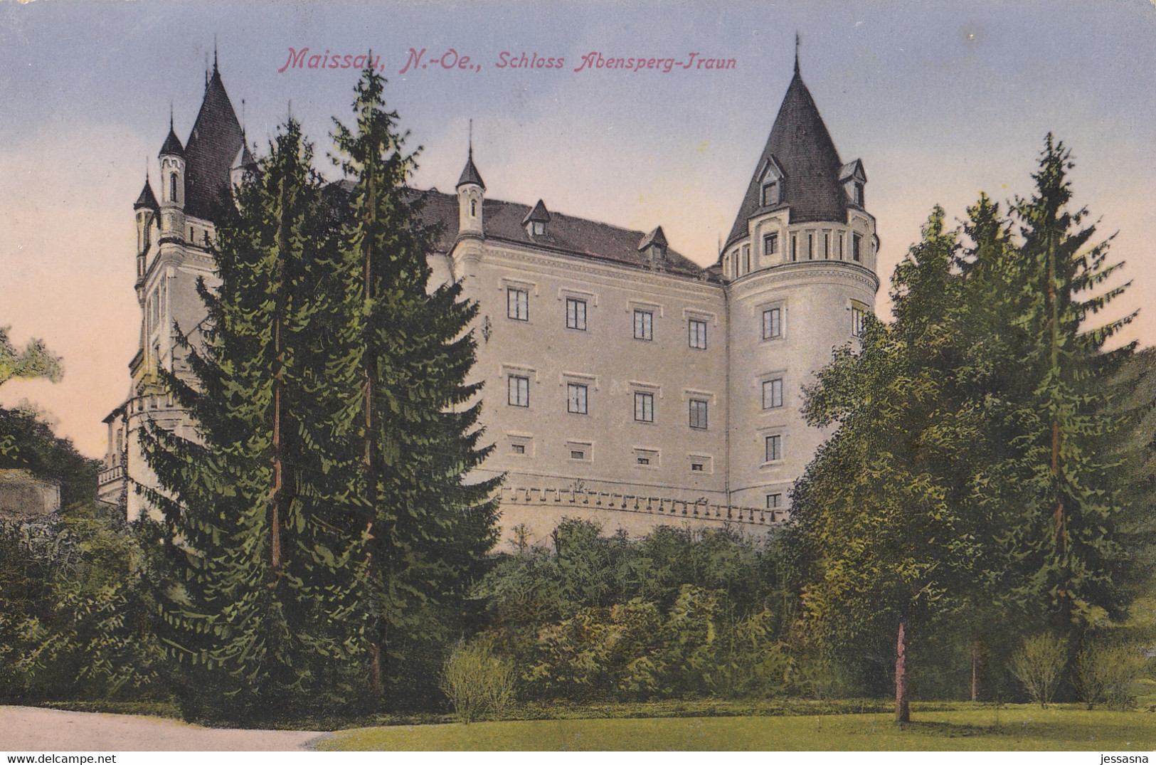 AK - MAISSAU - Schloss Abensperg-Traun 1913 - Hollabrunn