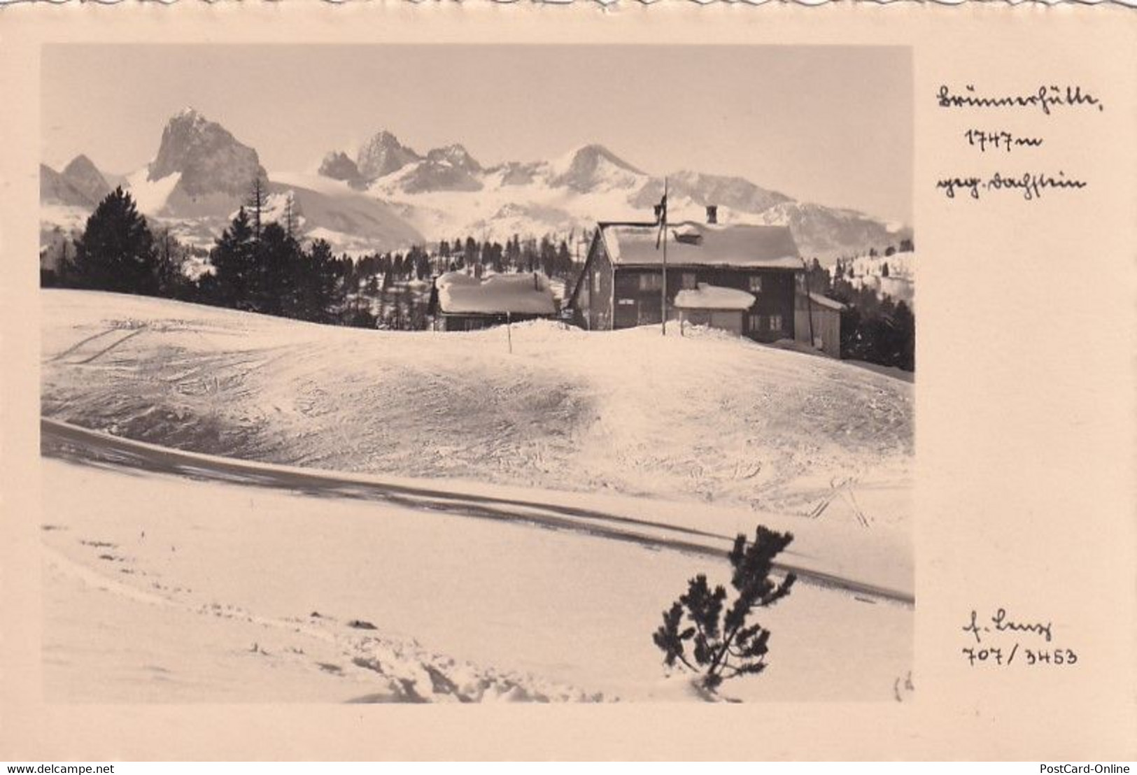 2027 - Österreich - Steiermark , Gröbming , Brünnerhütte Am Stoderzinken - Gelaufen 1941 - Gröbming