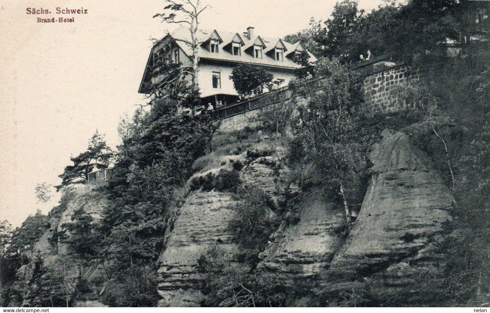 Hohnstein, Brand-Hotel - Hohnstein (Saechs. Schweiz)