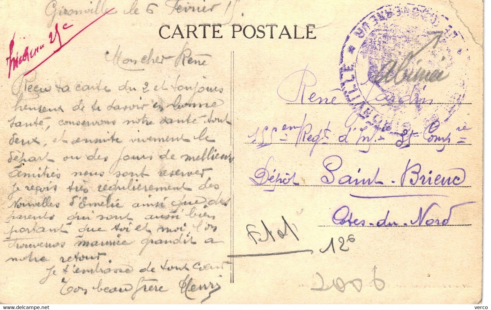 Carte POSTALE Ancienne  De  EUVILLE -  La Scierie, Exploitation FEVRE  & Cie - Altri & Non Classificati