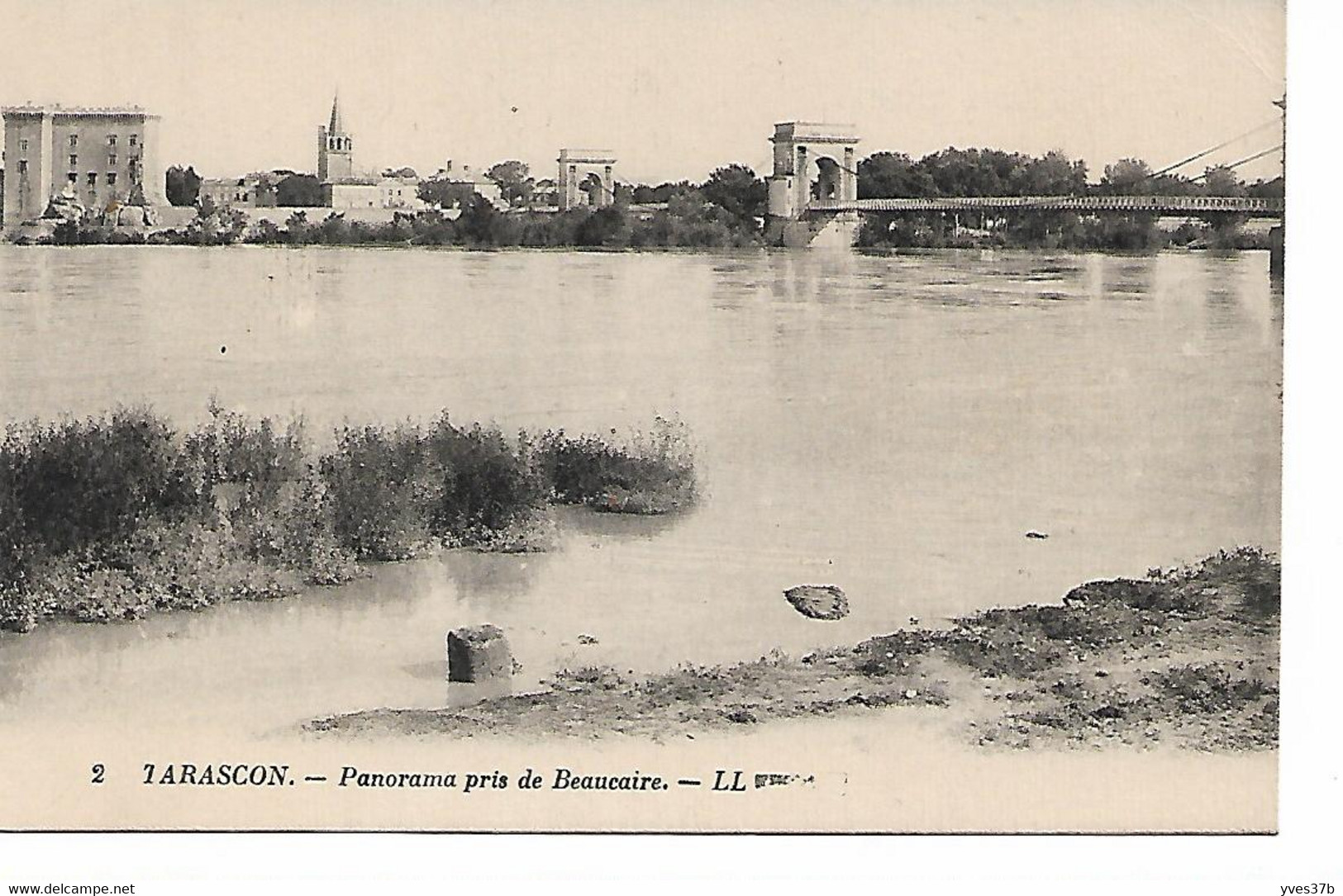 TARASCON - Panorama Pris De Beaucaire - Tarascon