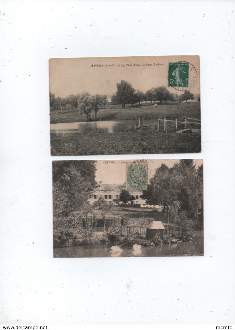 4 Cartes  -   Arthies  - Val D'Oise  95 - Arthies