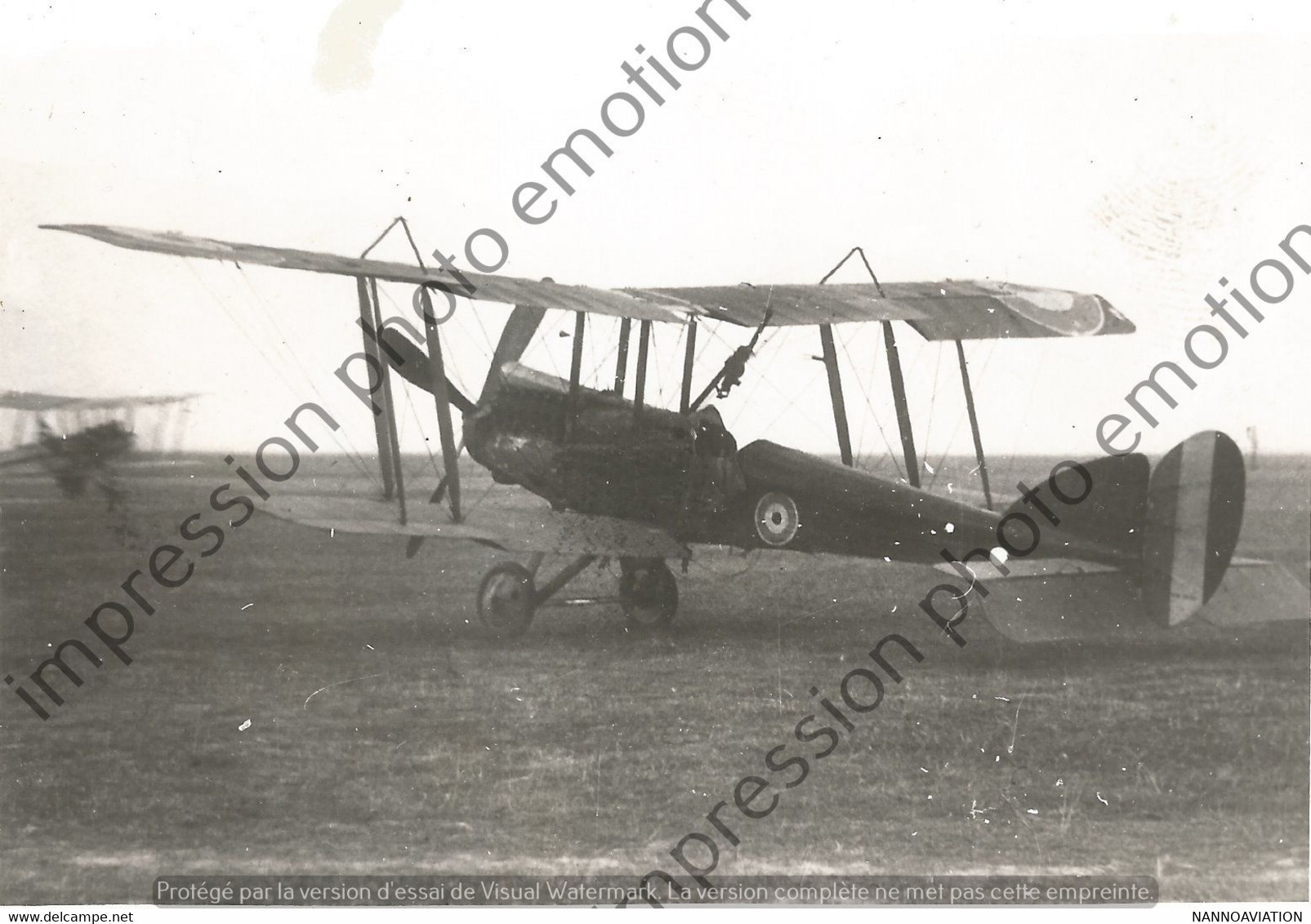 PHOTO AVION RETIRAGE REPRINT    ROYAL AIRCRAFT FACTORY B E 2 - Aviación