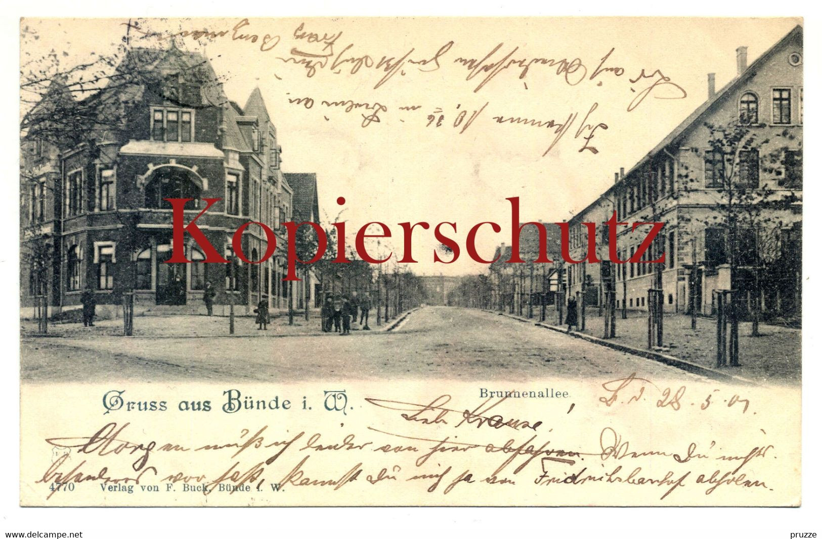 Bünde 1901, Brunnenallee - Buende