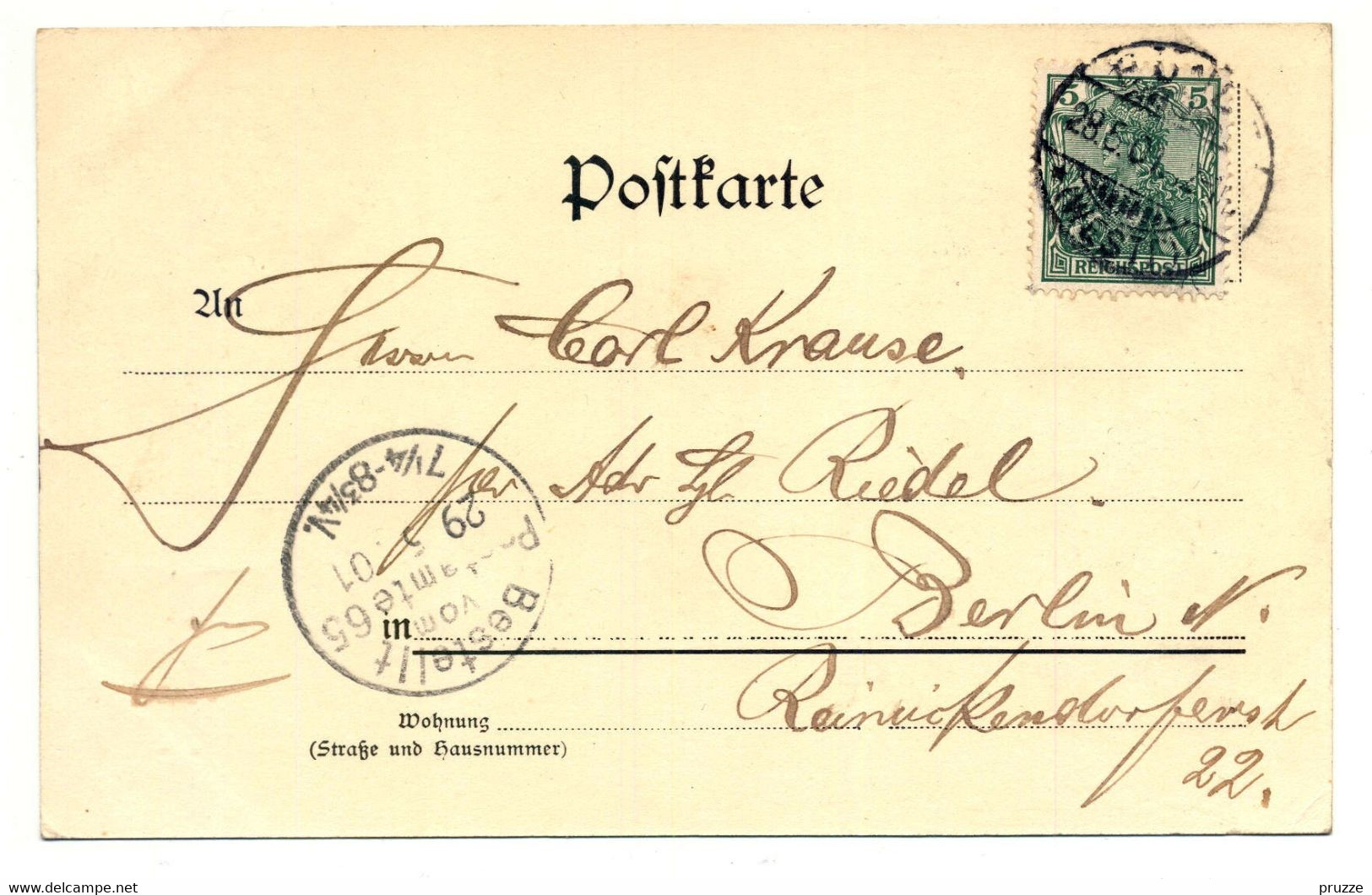 Bünde 1901, Brunnenallee - Buende