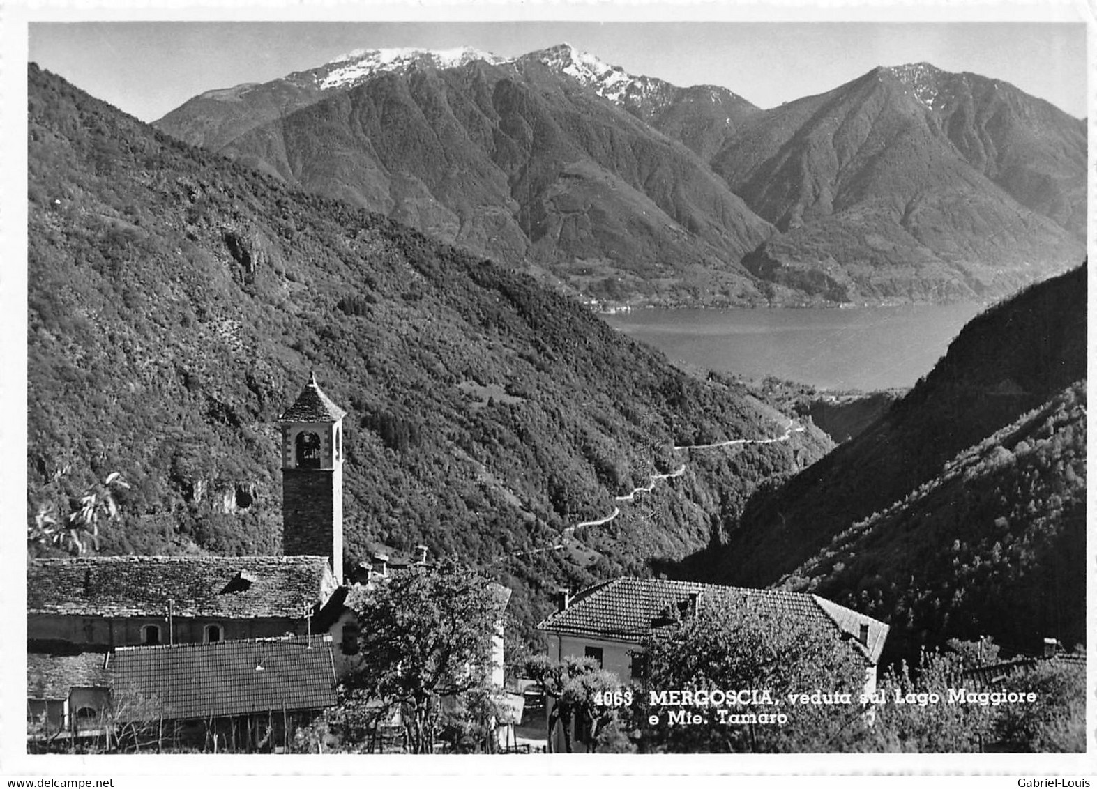 Mergoscia Lago Maggiore Mte Tamaro  (10 X 15 Cm) - Mergoscia