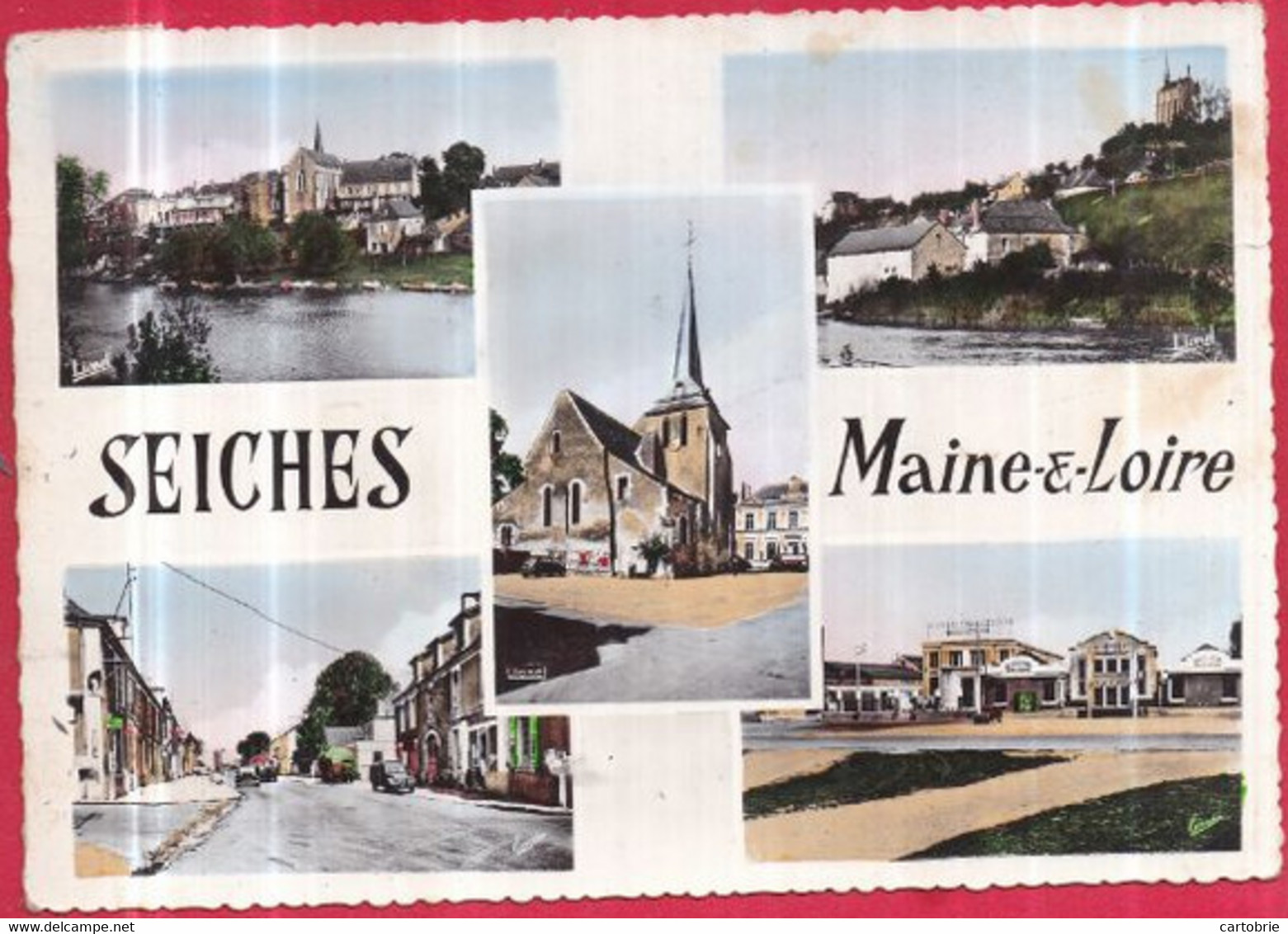 Dépt 49 - SEICHES-SUR-LE-LOIR - Multi-vues (5 Vues) - CPSM - 196? - Seiches Sur Le Loir