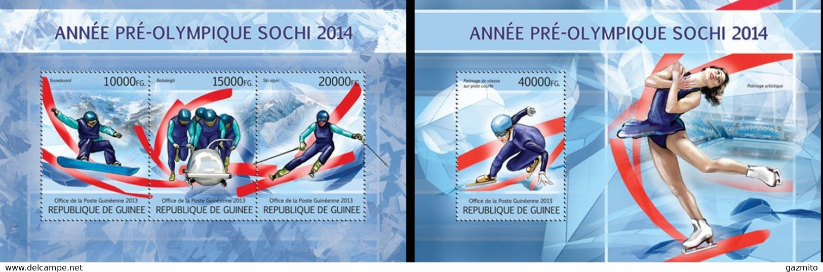 Guinea 2013, Pre Winter Olympic Games, 3val In BF+BF - Winter 2014: Sotschi