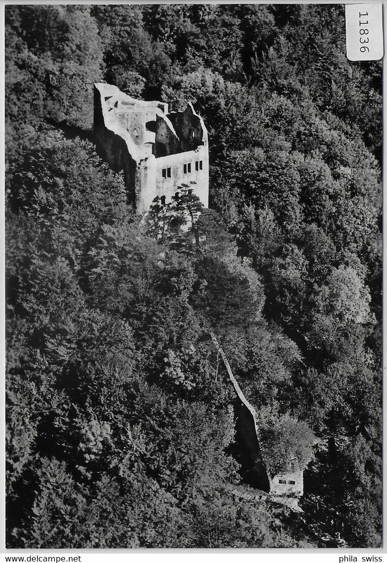 Flugaufnahme Ruine Homburg Bei Läufelfingen - Läufelfingen