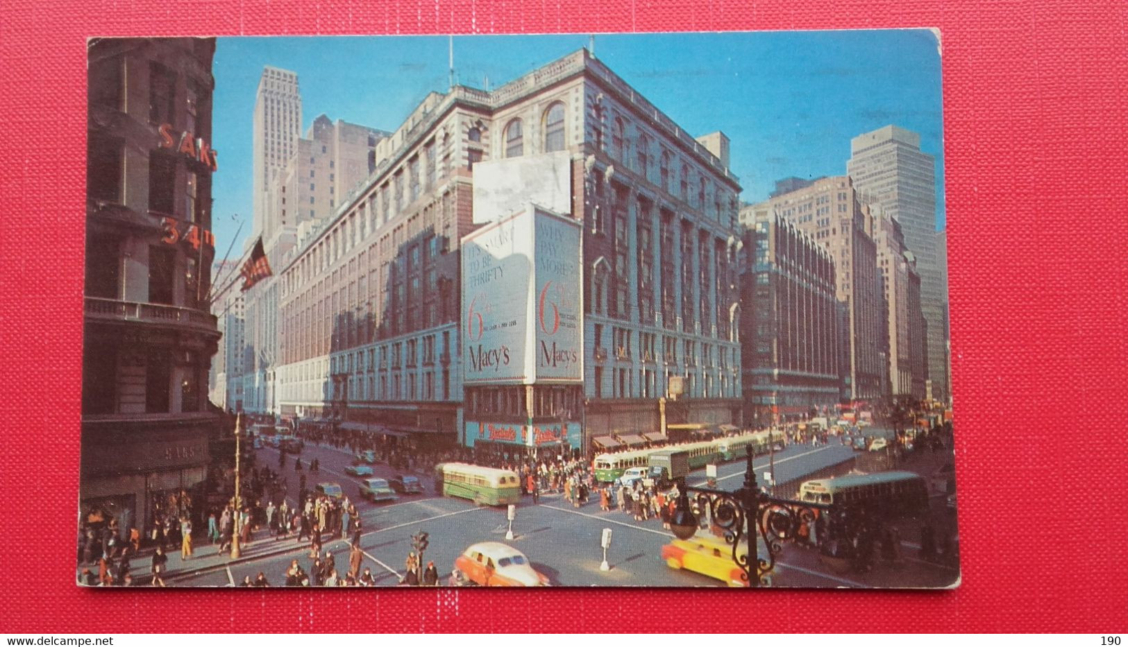 New York.Herald Square.Broadway And 34th Street.T POSTAGE DUE-sent From Cleveland To Podturn/Dolenjske Toplice/Slovenija - Broadway