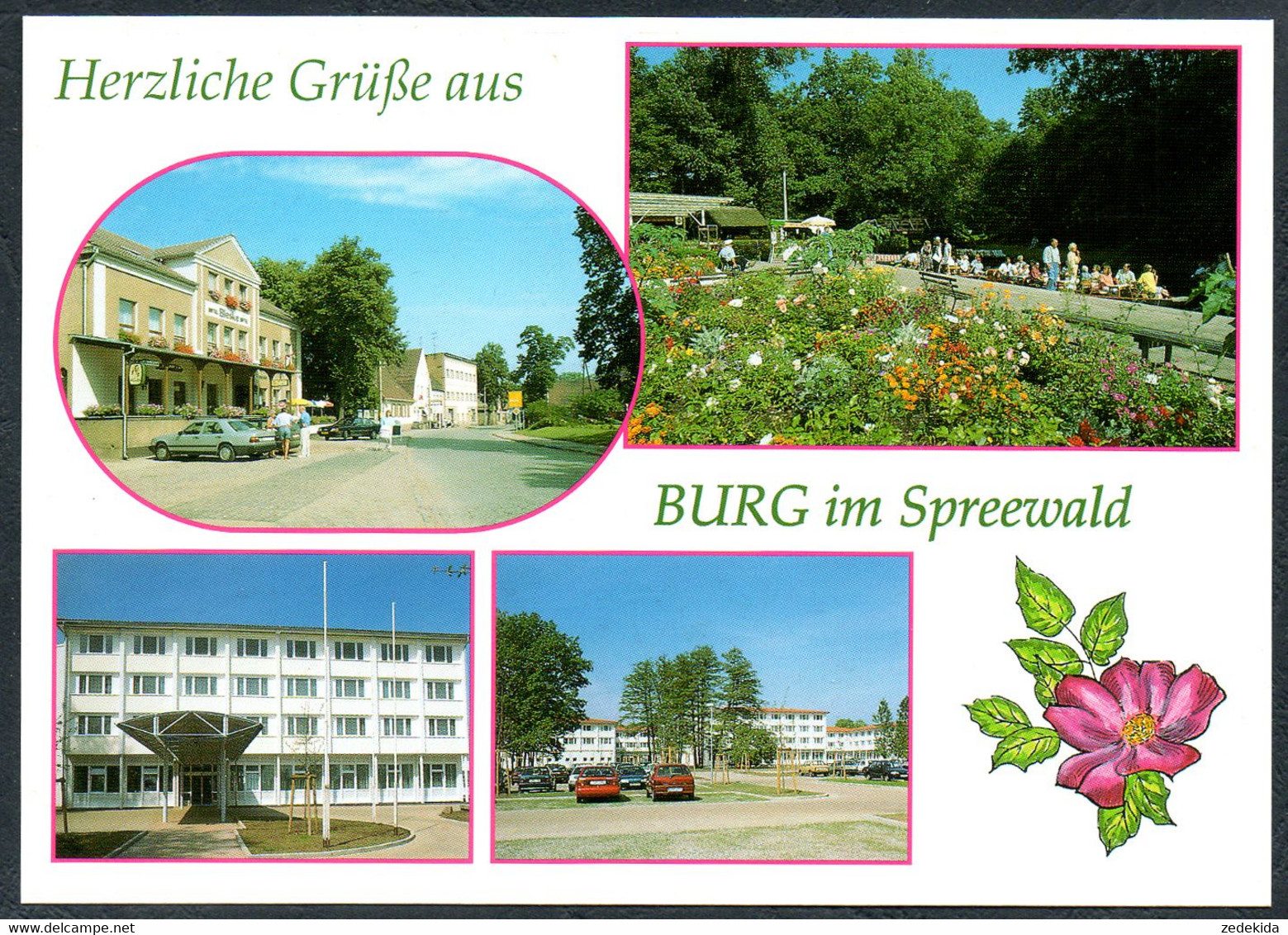 E5258 - TOP Burg - Bild Und Heimat Reichenbach Qualitätskarte - Burg (Spreewald)