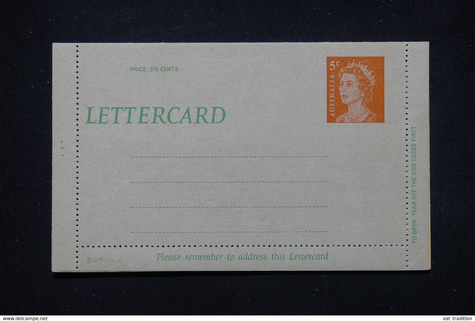 AUSTRALIE - Entier Postal Carte Lettre , Non Circulé - L 81129 - Postal Stationery