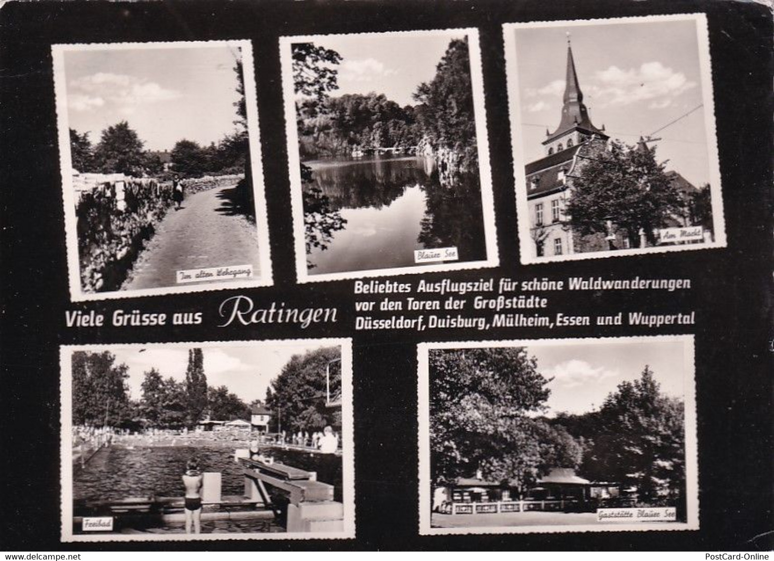 2109 - Deutschland - Ratingen , Mehrbildkarte - Gelaufen 1967 - Ratingen