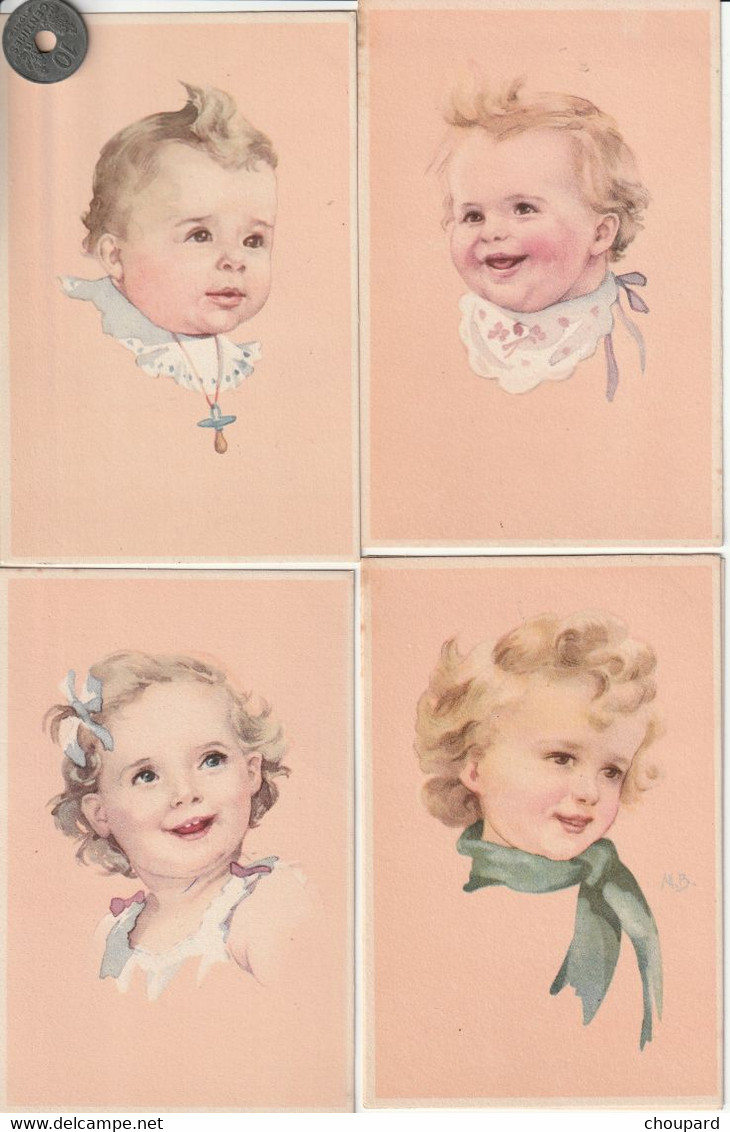 Lot De 13 Cartes Postales Anciennes Neuves  De  BEBE - Retratos