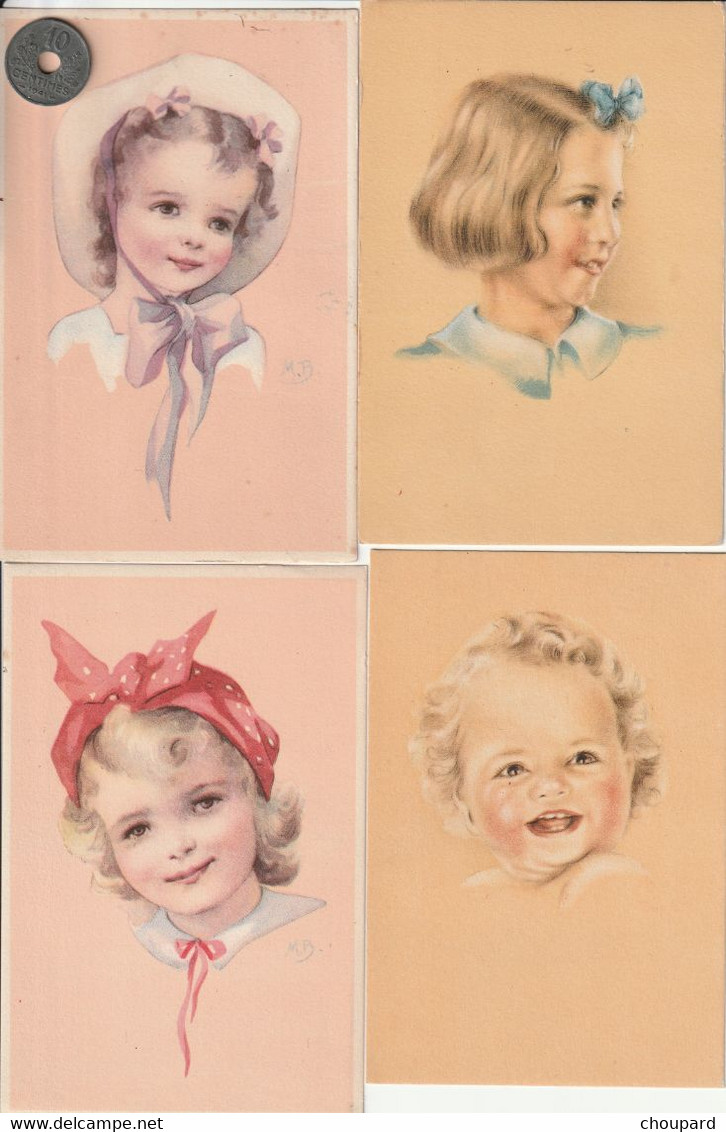 Lot De 13 Cartes Postales Anciennes Neuves  De  BEBE - Retratos