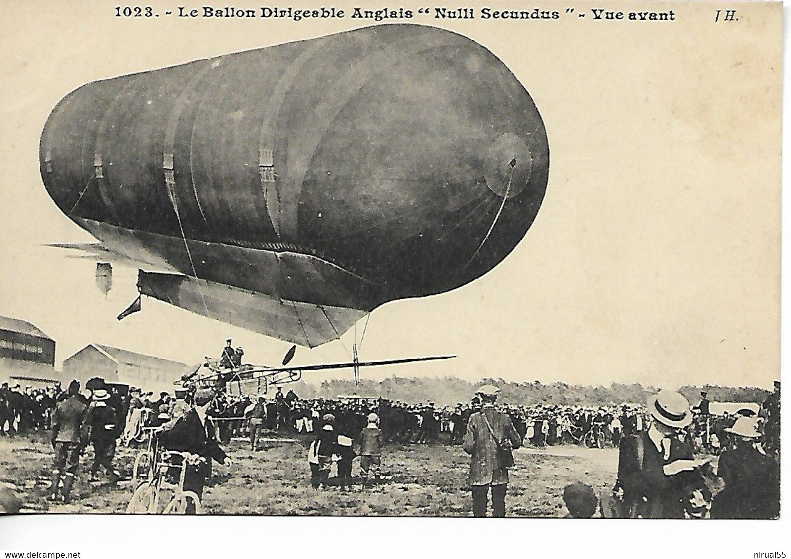 AVIATION Avion Le Ballon Dirigeable Anglais  NULLI SECUNDUS Vue Avant  ...G - Luchtschepen