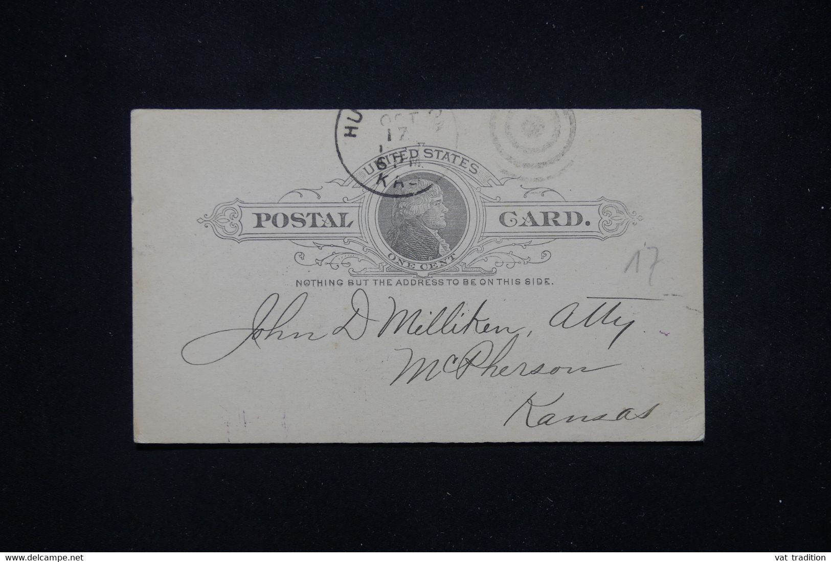 ETATS UNIS - Entier Postal De Hutchinson Pour McPherson En 1890 - L 81180 - ...-1900