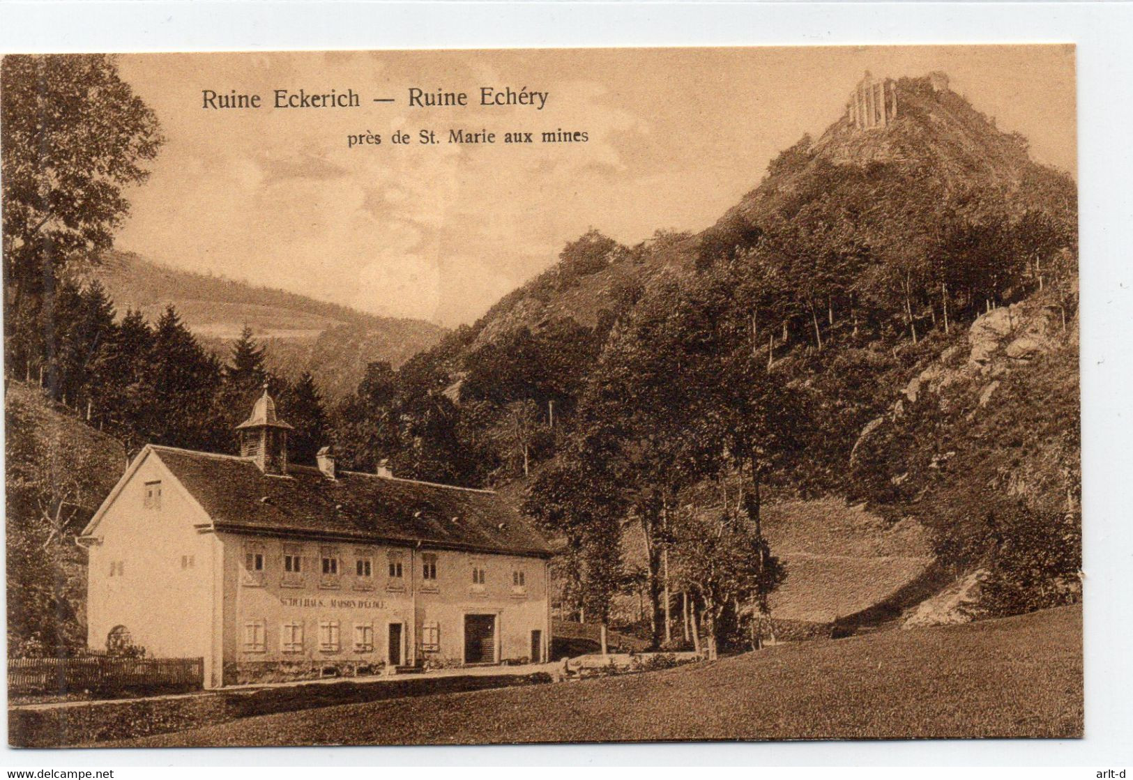 DC4875 - Ak Ruine Eckerich Ruine Echéry Prés De St Marie Aux Mines - Non Classés