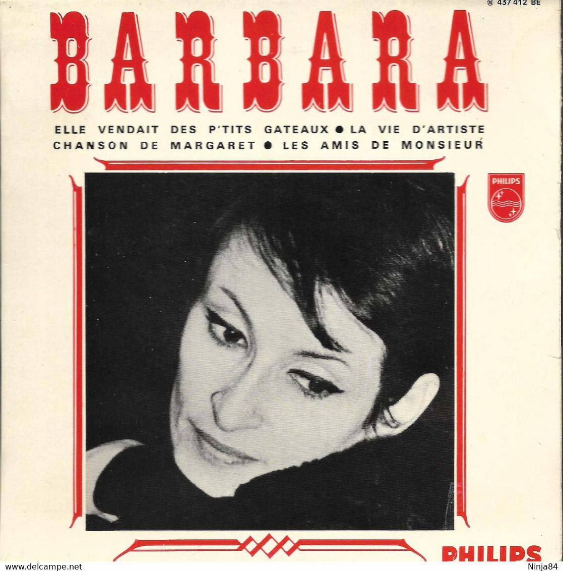 EP 45 RPM (7") Barbara‎  "  Elle Vendait Des P'tits Gâteaux  " - Other - French Music