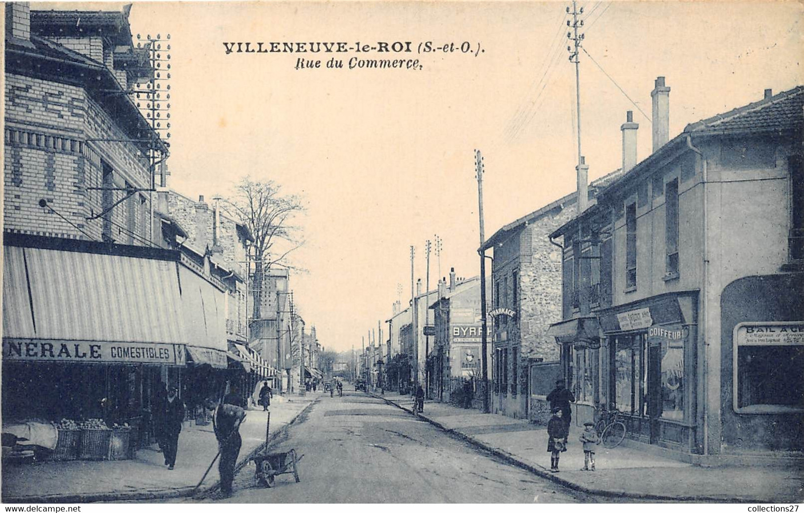 94-VILLENEUVE-LE-ROI- RUE DU COMMERCE - Villeneuve Le Roi