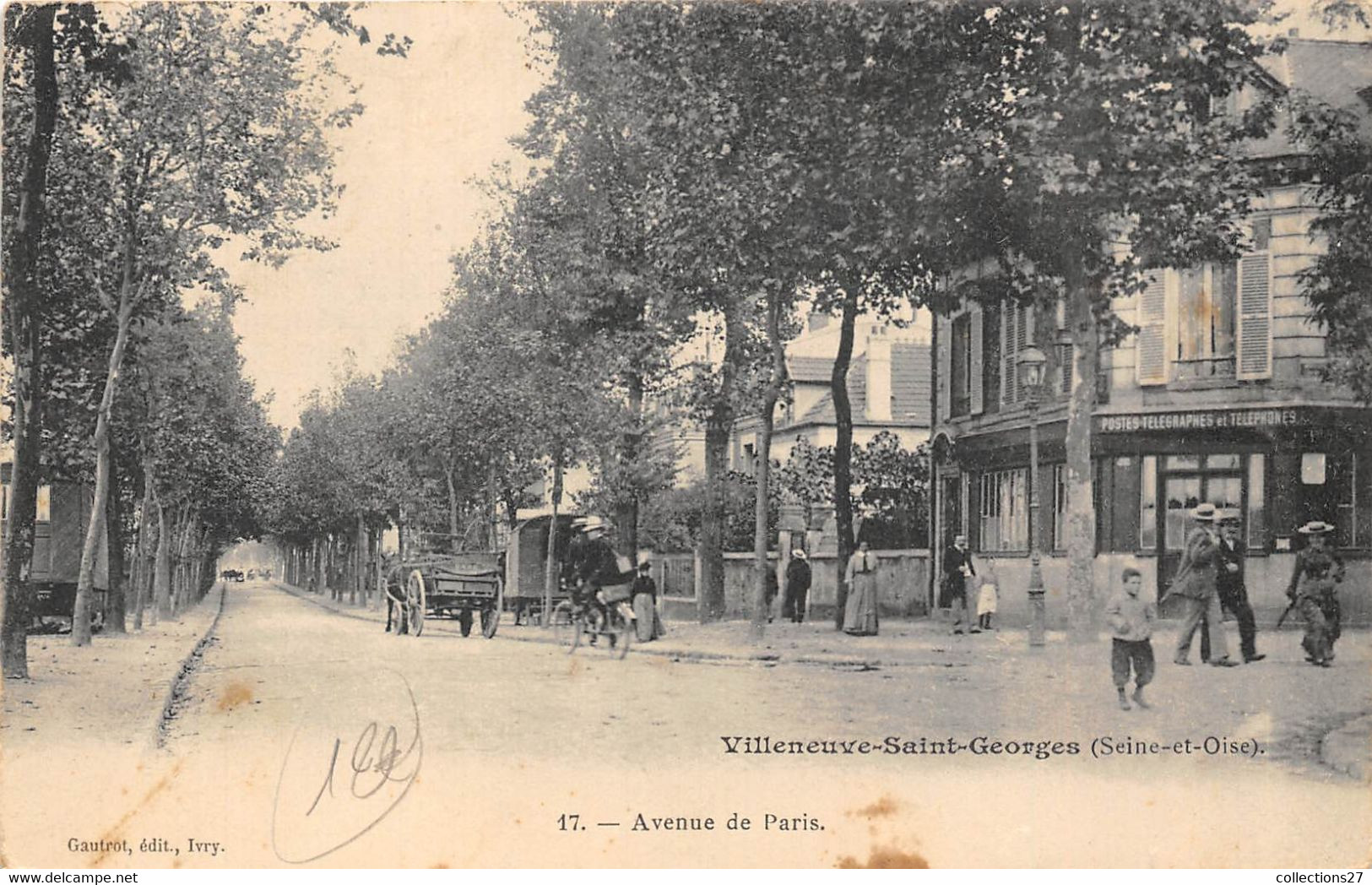 94-VILLENEUVE-SAINT-GEORGES- AVENUE DE PARIS - Villeneuve Saint Georges