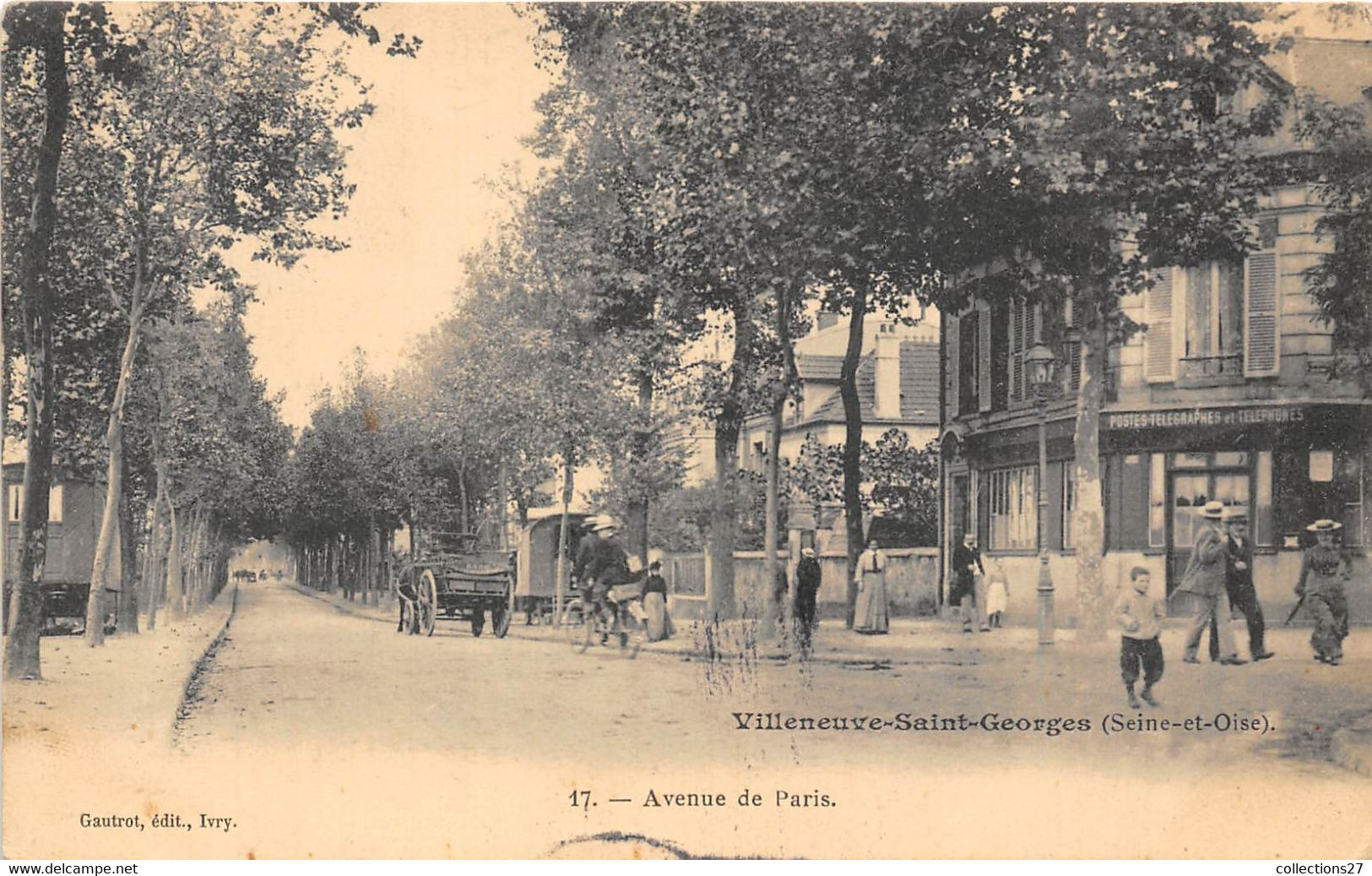 94-VILLENEUVE-SAINT-GEORGES- AVENUE DE PARIS - Villeneuve Saint Georges