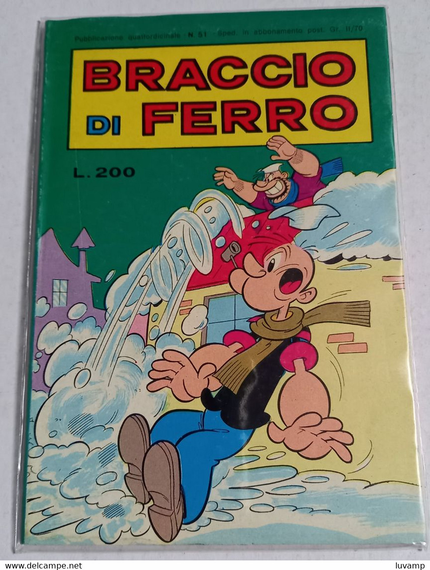 BRACCIO DI FERRO N. 51  DEL  10 DICEMBRE 1976 -EDIZ. METRO (CART 48) - Umoristici