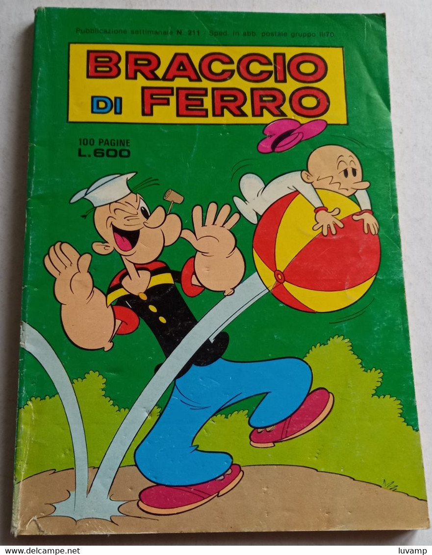 BRACCIO DI FERRO N. 211  DEL    3 APRILE 1981 -EDIZ. METRO (CART 48) - Humor