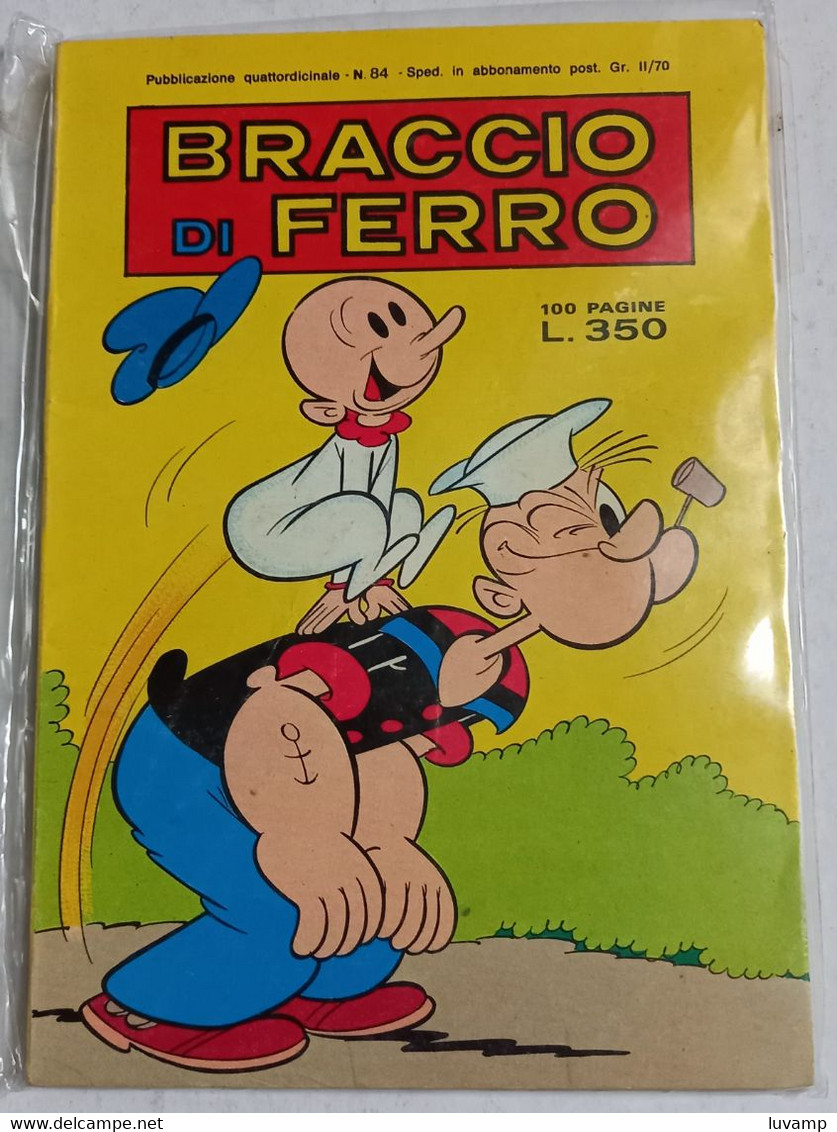 BRACCIO DI FERRO N. 84  DEL  17  MARZO 1978 -EDIZ.  METRO (CART 48) - Umoristici