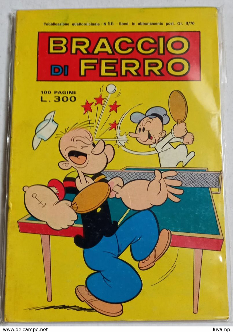 BRACCIO DI FERRO N. 56  DEL   18 FEBBRAIO 1978 -EDIZ.  METRO (CART 48) - Humoristiques