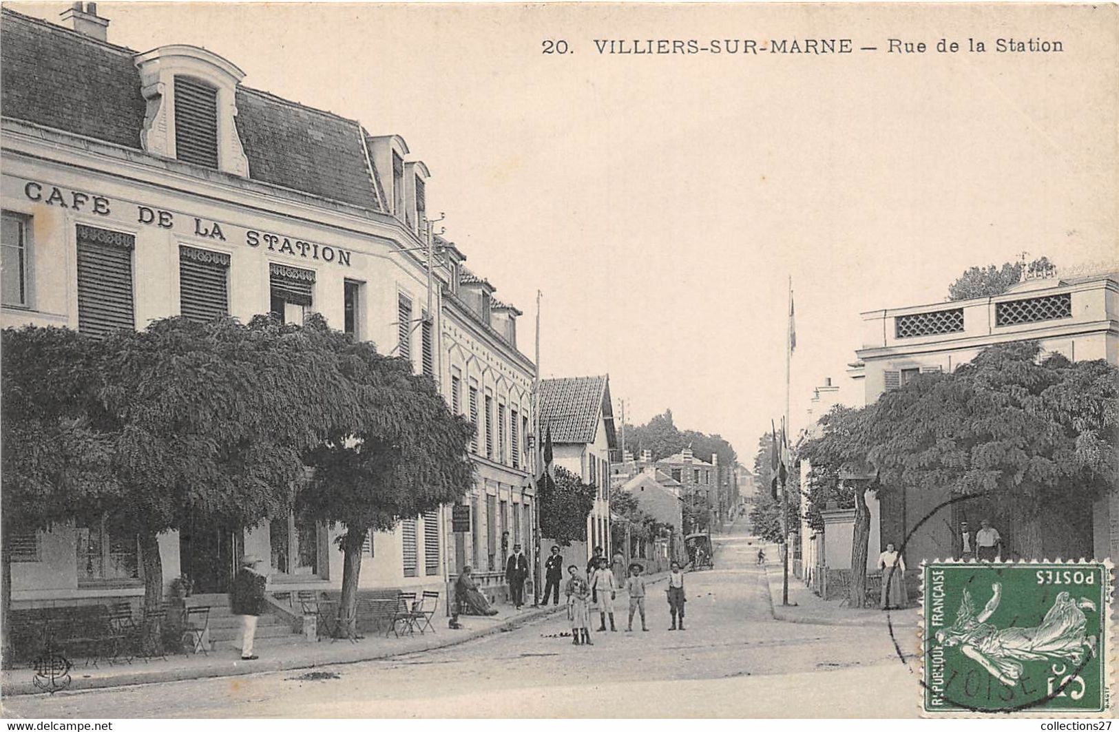 94-VILLIERS-SUR-MARNE- RUE DE LA STATION - Villiers Sur Marne