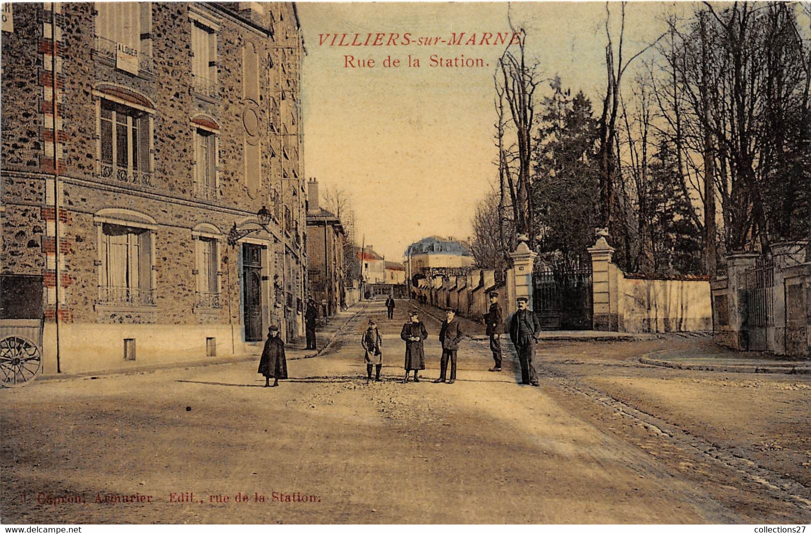 94-VILLIERS-SUR-MARNE-RUE DE LA STATION - Villiers Sur Marne