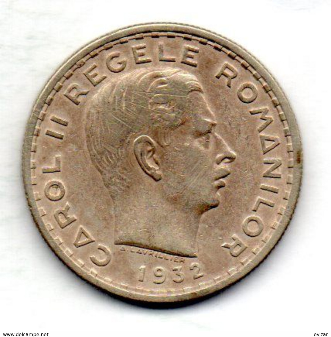 ROMANIA, 100 Lei, Silver, Year 1932, KM #52 - Rumania