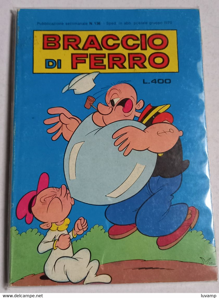 BRACCIO DI FERRO N. 136  DEL 26 OTTOBRE  1979 -EDIZ.  METRO (CART 48) - Humoristiques