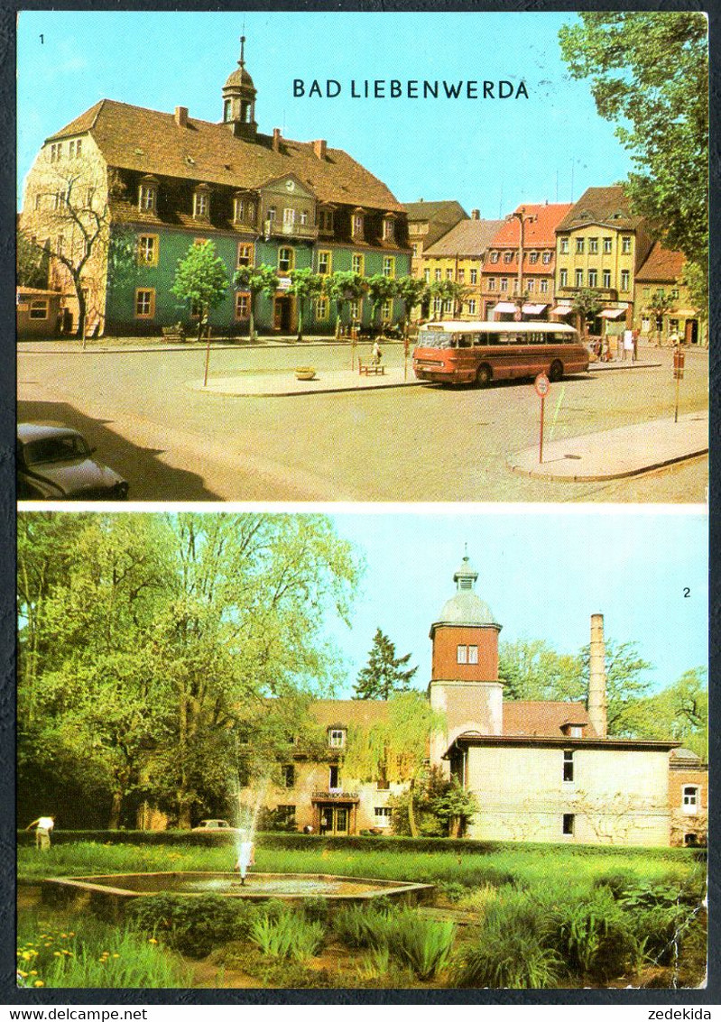 E5214 - Bad Liebenwerda Busbahnhof Ikarus  - Bild Und Heimat Reichenbach - Bad Liebenwerda