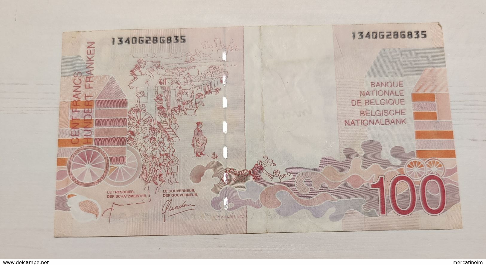 100 Honderd Frank - 100 Francs