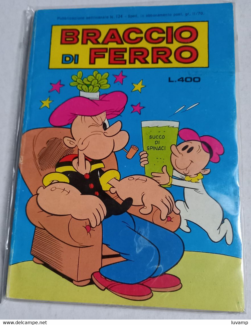 BRACCIO DI FERRO N. 124  DEL  3 AGOSTO 1979 -EDIZ.  METRO (CART 48) - Umoristici