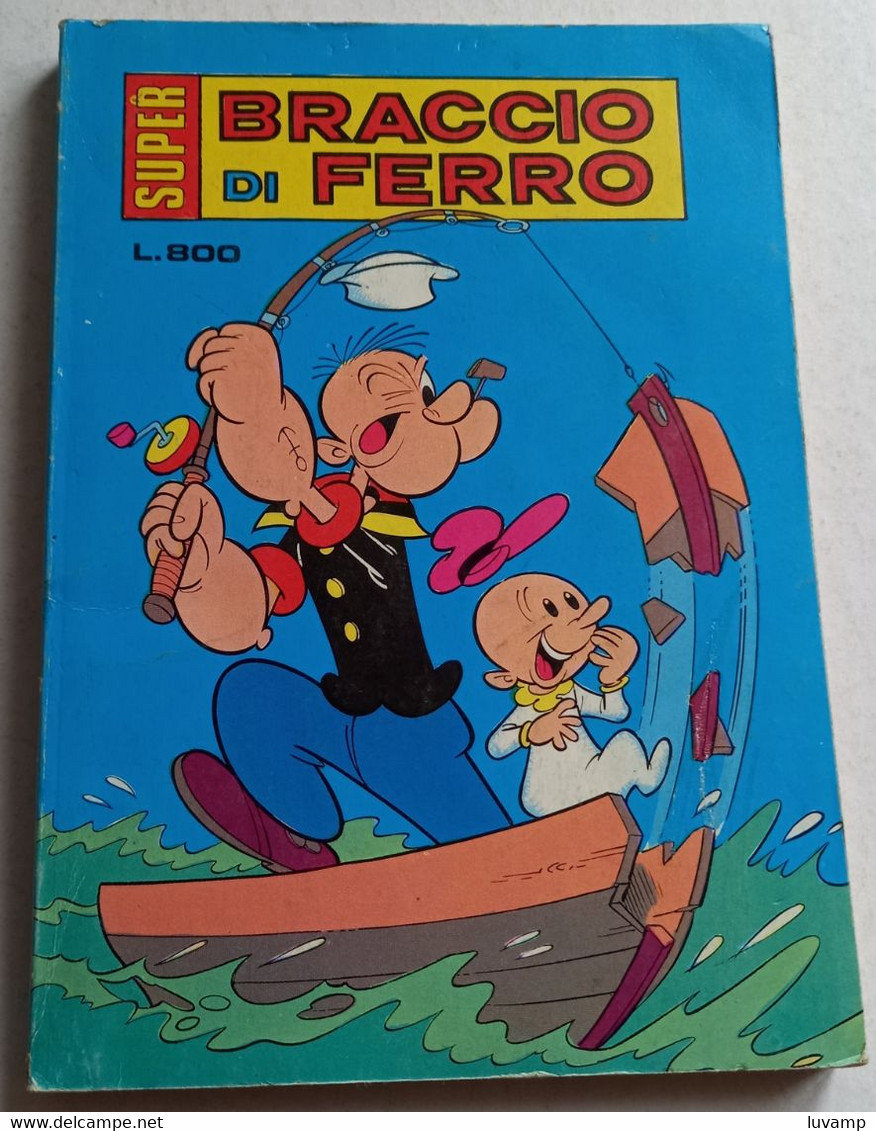 BRACCIO DI FERRO SUPER N. 104  DEL  SETTEMBRE 1981 -EDIZ.  METRO (CART 48) - Umoristici