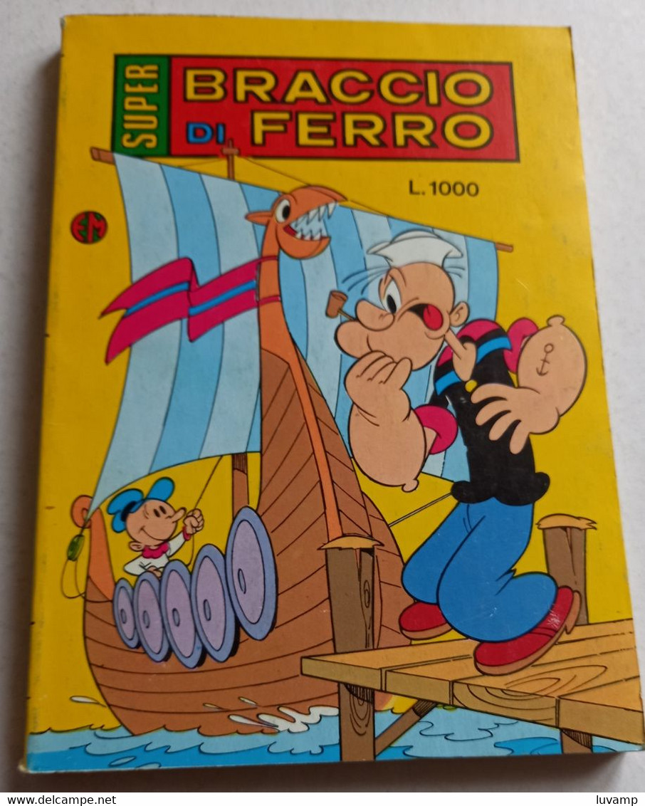 BRACCIO DI FERRO SUPER N. 130  DEL  SETTEMBRE 1983 -EDIZ.  METRO (CART 48) - Humoristiques