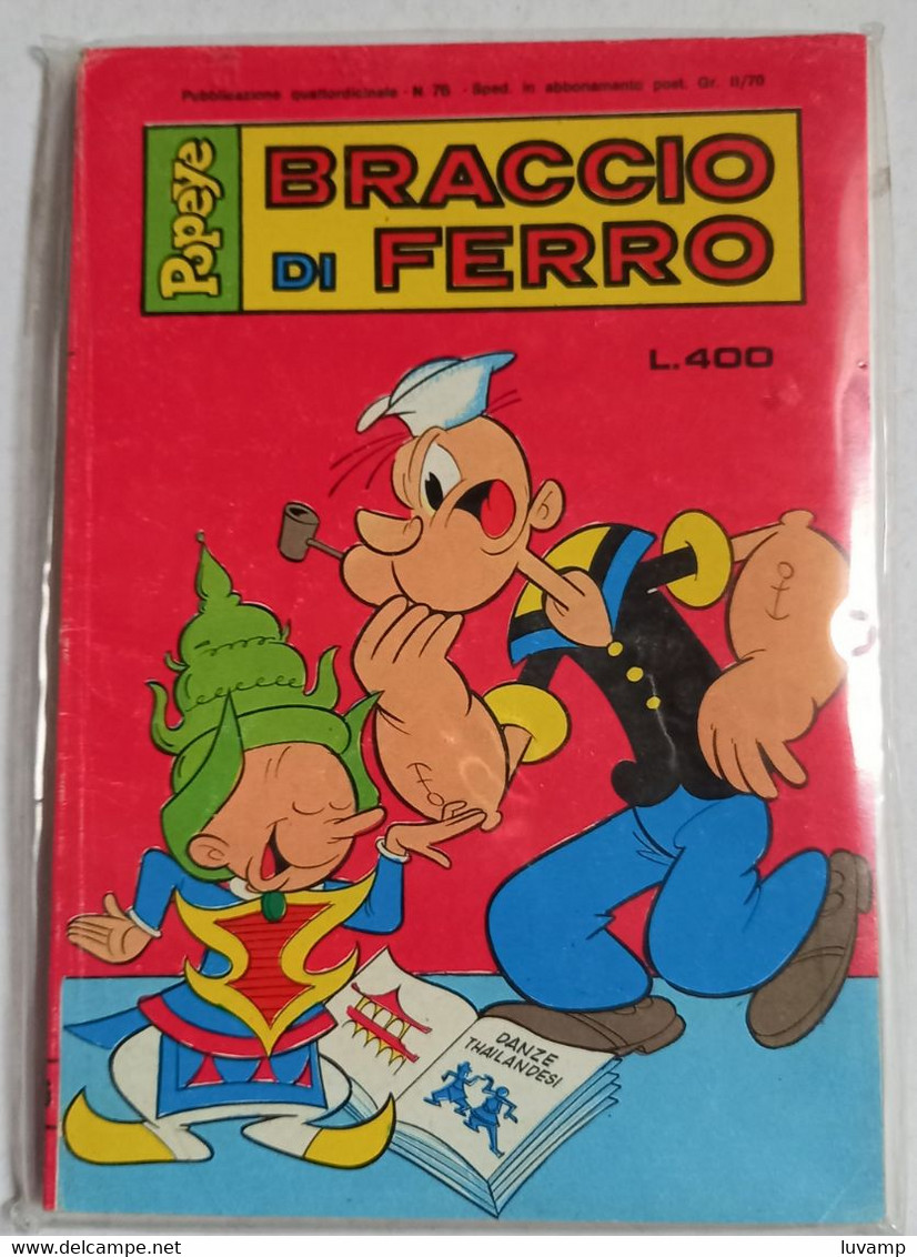POPEYE -BRACCIO DI FERRO   N. 76 DEL   9 FEBBRAIO 1979 -EDIZ.  METRO (CART 48) - Humor