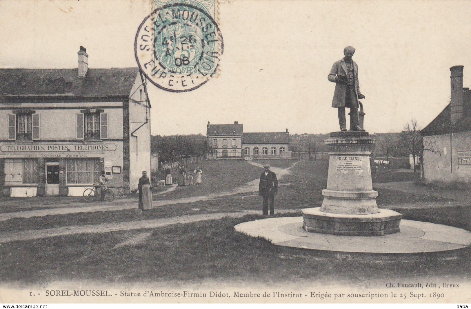 Sorel-Moussel. Statue D'Ambroise-Firmin Didot,.... - Sorel-Moussel