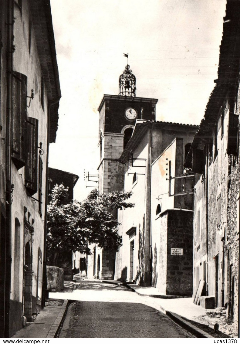 83 / NANS LES PINS / LE CLOCHER ET RUE DE L EGLISE - Nans-les-Pins